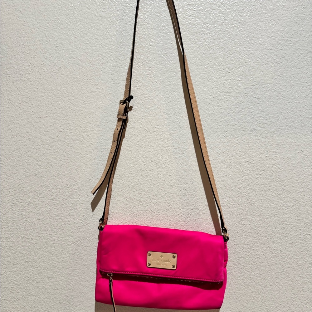 Kate Spade Kennedy Park Aleah Nylon Foldover Crossbody - Picture 2 of 10